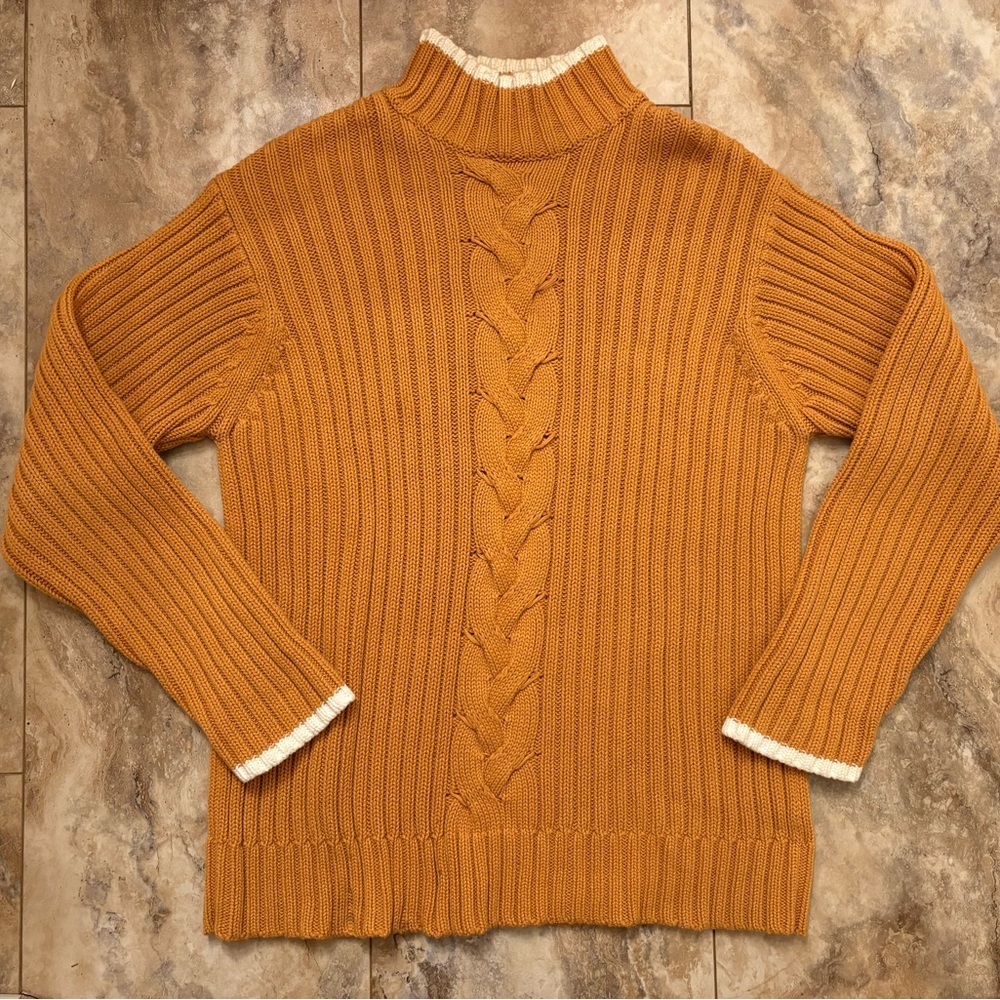 Timberland Thick Chunky Cable Knit Fisherman
Sweater Pullover Men’s Size Large